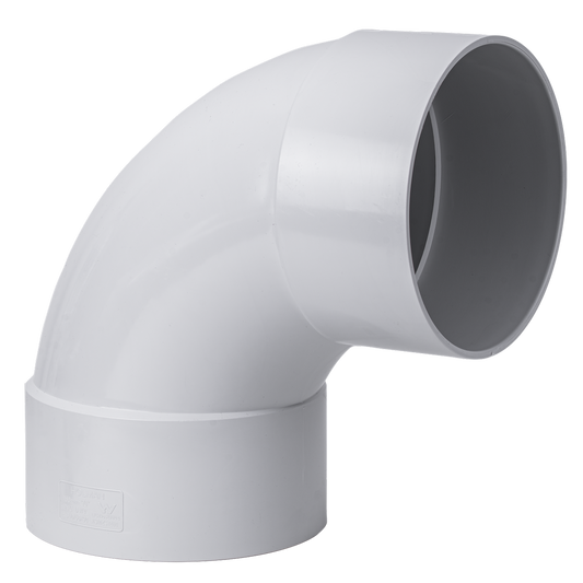 Holman DWV Plain Bend - 150mm - PVC - Female to Female 88° - Auzzistore