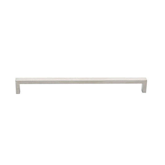 Prestige Square Pull Handle - 192mm - 304 Stainless Steel - Easy Install