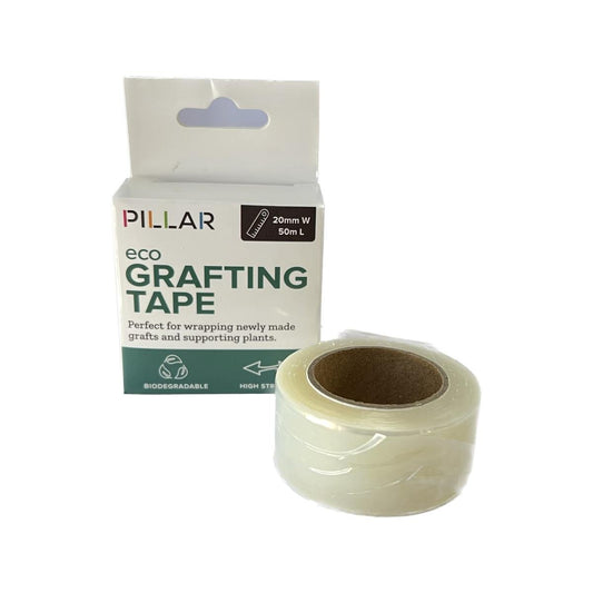 Pillar Clear Eco Grafting Tape 20mm x 50m - High Stretch Plant Support - Auzzistore