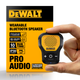 Dewalt Jobsite Pro Wearable Speaker Microphone - Bluetooth - 10-Hour Battery - IP56 Water Resistant