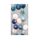 1 Set of 20 LED Blue 5cm Cotton Ball Battery Powered String Lights Christmas Gift Home Wedding Party Boys Bedroom Decoration Indoor Table Centrepiece – view 5