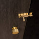 Taskmaster 38mm Polished Brass Barrel Bolt - Solid Brass Security Solution