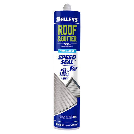 Selleys Clear Roof and Gutter Silicone Sealant 300g - Waterproof - UV Resistant - Auzzistore