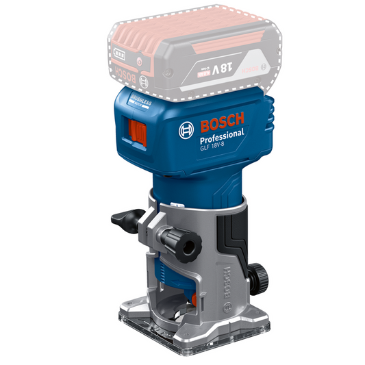 Bosch 18V Professional Laminate Trimmer 06016C6070 - Skin Only - 90mm x 188mm - Precision Trimming - Auzzistore