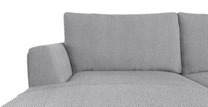 Brosa Como Motion Modular Sofa with Chaise (Gainsboro Grey, Left Chaise)