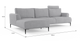 Brosa Como Motion Modular Sofa with Chaise (Gainsboro Grey, Left Chaise)