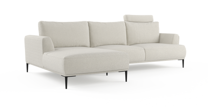 Brosa Como Motion Modular Sofa with Chaise (Seashell White, Left Chaise)