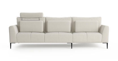 Brosa Como Motion Modular Sofa with Chaise (Seashell White, Left Chaise)