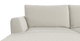 Brosa Como Motion Modular Sofa with Chaise (Seashell White, Left Chaise)