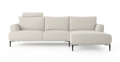 Brosa Como Motion Modular Sofa with Chaise (Seashell White, Right Chaise)