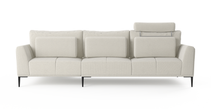 Brosa Como Motion Modular Sofa with Chaise (Seashell White, Right Chaise)