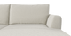 Brosa Como Motion Modular Sofa with Chaise (Seashell White, Right Chaise)