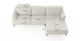Brosa Como Motion Modular Sofa with Chaise (Seashell White, Right Chaise)