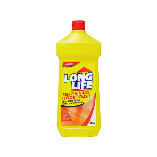 Long Life Self Shining Floor Polish 1L HDPE High Gloss Finish