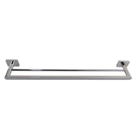 Barelli Rigoni Double Towel Rail 600mm - Chrome - 2 Rails