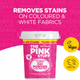 The Pink Stuff Miracle Laundry Oxi Powder Stain Remover - 1kg - 95mm x 145mm - Tough on Stains - Gentle on Fabrics