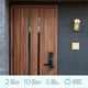 Gainsborough Freestyle Wifi Smart Lock Trilock - Matte Black - 68mm x 238mm - Concealed Keypad - App Control