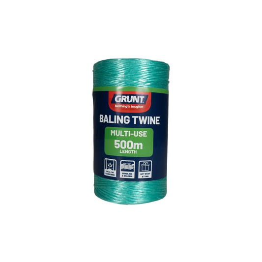 Grunt 500m Green Baling Twine - Synthetic Polypropylene - Tough & Durable - Auzzistore