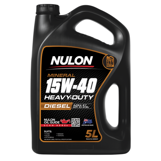 Nulon 5L Mineral 15W-40 Heavy Duty Diesel Engine Oil - High Protection