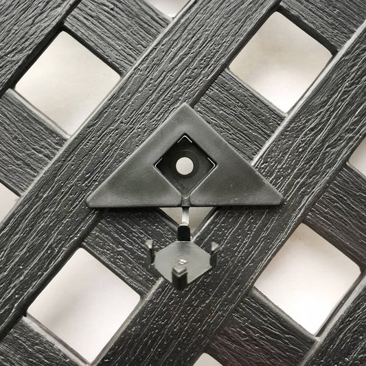 Jack Matrix Diamond Clips - 12 Pack - Charcoal - Plastic – view 2 - Auzzistore