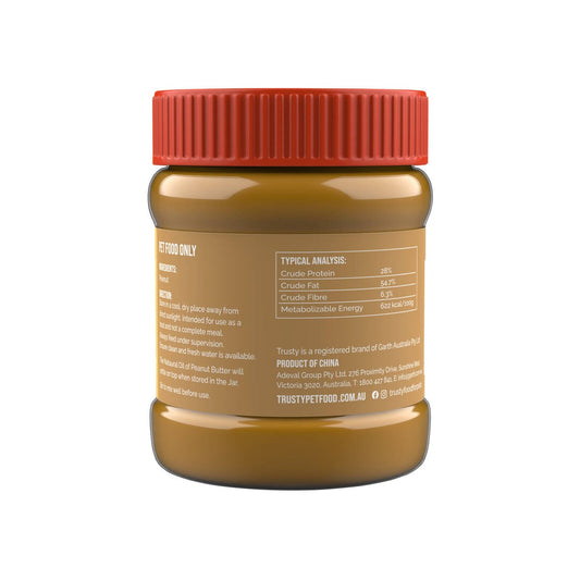 Trusty Natural Peanut Butter Dog Treats Spread 350g - Protein & Healthy Fats – view 2