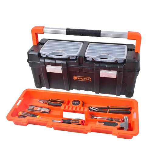 Tactix 660mm Heavy Duty Tool Box - Polypropylene - Durable Storage