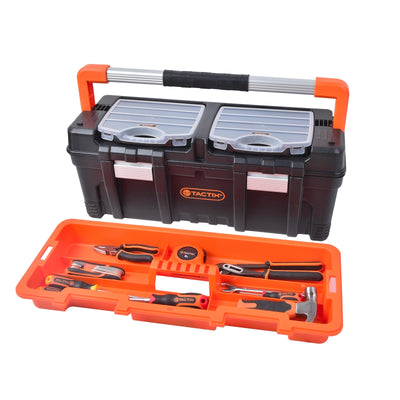 Tactix 660mm Heavy Duty Tool Box - Polypropylene - Durable Storage