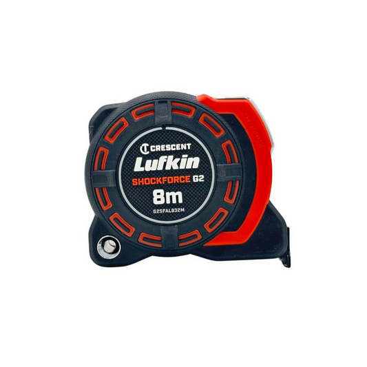 Crescent Lufkin Shockforce G2 Tape Measure - 8m x 32mm - Auto Lock - Durable - Auzzistore