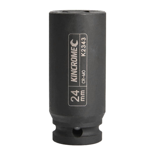 Kincrome 24mm Deep Impact Socket Cr-Mo Steel Rust Resistant 1 Piece - Auzzistore