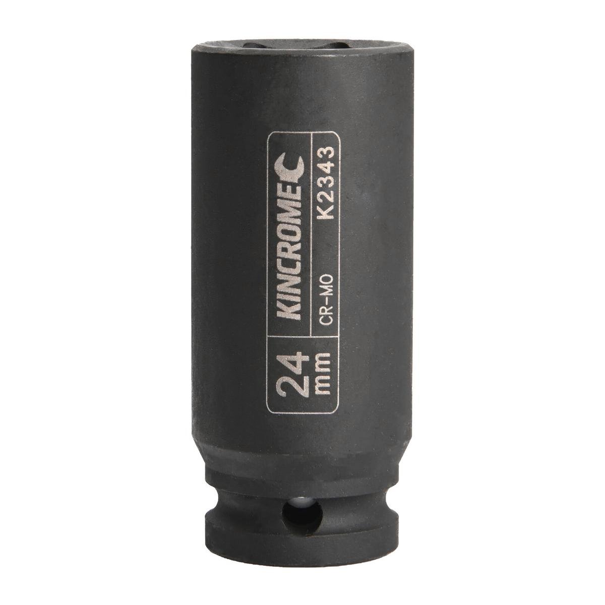 Kincrome 24mm Deep Impact Socket Cr-Mo Steel Rust Resistant 1 Piece