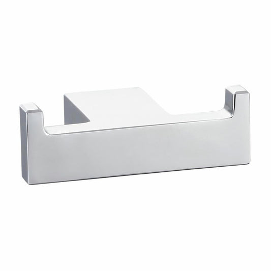 Mondella Rumba Chrome Double Robe Hook - 90mm x 30mm x 55mm - Chrome