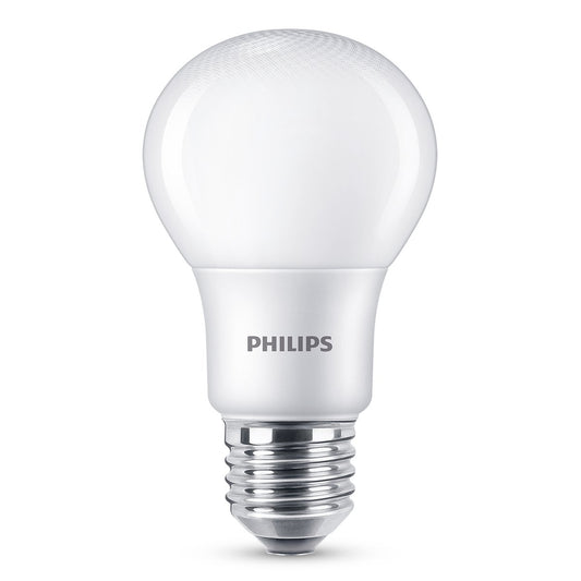 Philips A60 E27 LED Globe 700lm 6W Warm White 2 Pack - 61mm x 109mm – view 2