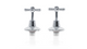 Estilo Chrome Jumper Valve Wall Top Assembly Set - 150mm x 245mm - Smooth Operation