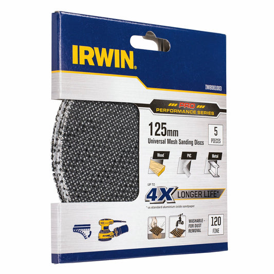 Irwin Orbital Sanding Disc - 125mm - Silicon Carbide - 120 Grit – view 2 - Auzzistore
