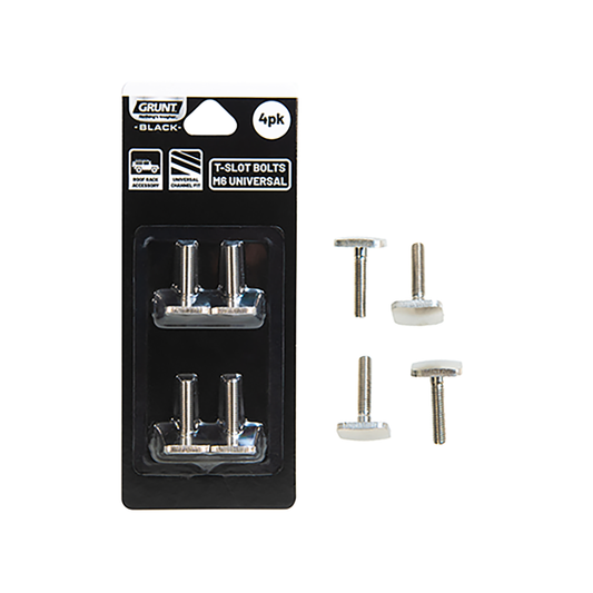Grunt Roof Rack T Slot Bolts Universal 4 Pack - M6 Thread - Stainless Steel - 78mm x 230mm x 190mm – view 2 - Auzzistore
