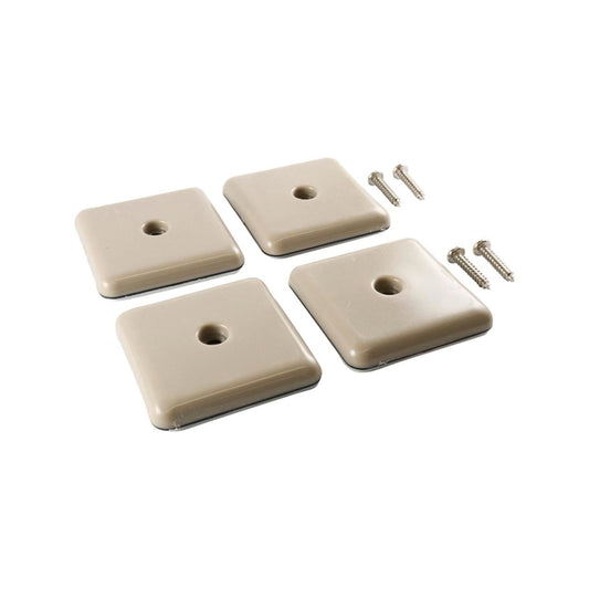 Surface Gard 55mm Square Glide Slide 4 Pack Rubber Easy Move - Auzzistore