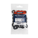 Grunt 12mm Black Webbing Grommets Heavy Duty Metal Pack of 50