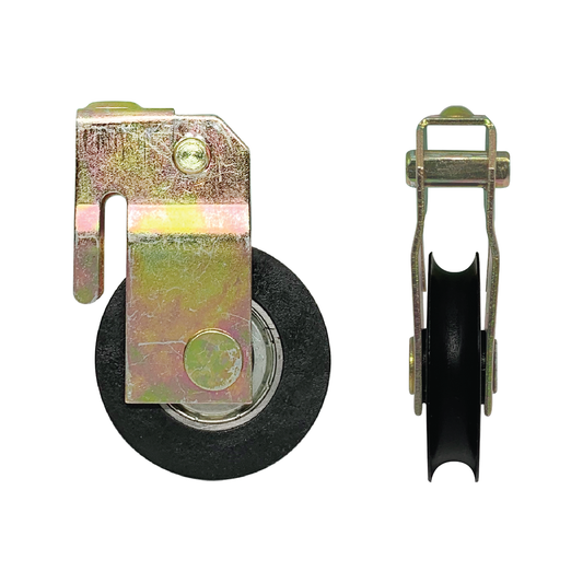 Rolltrak Steel Carriage - Acetal Roller - 39mm x 57mm - Adjustable - Auzzistore