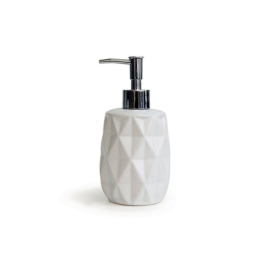 Wet By Home Design Geo Soap Dispenser - Ceramic - 450ml - Modern Design - Auzzistore