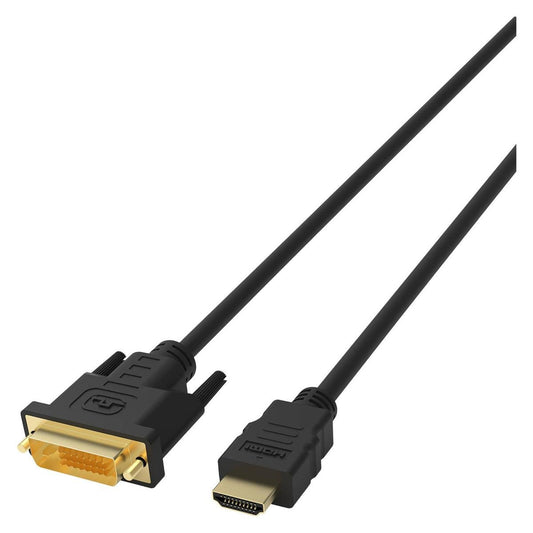 Comsol 2m HDMI Male to DVI-D Male Cable - High-Definition Video Transmission