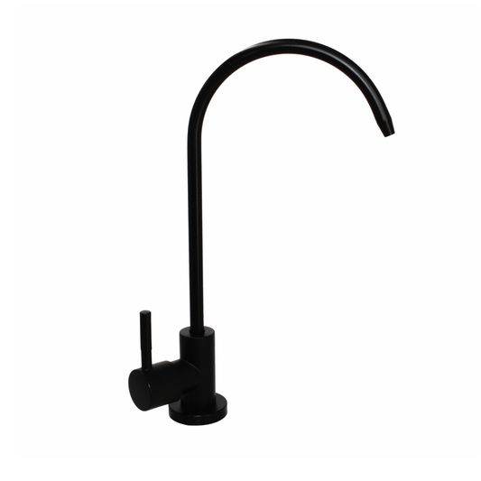 Stefani Black Matte Stainless Steel Water Filtration Tap - 130mm x 260mm - Lead Free - Auzzistore