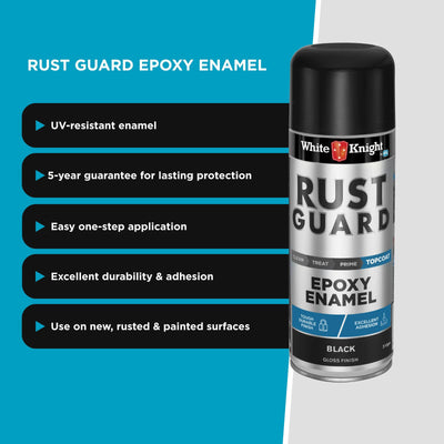 White Knight Rust Guard - 310g - Solvent Based - Gloss Finish