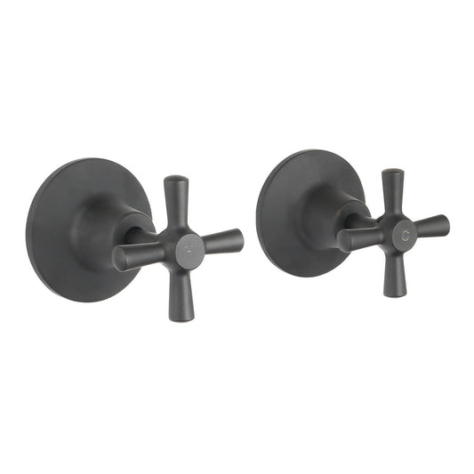 Mondella Cadenza Matte Black 1/2 Turn Wall Top Assembly 245mm - Precise Control