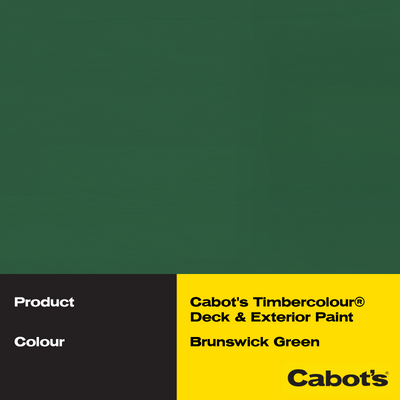 Cabot S Timbercolour Deck Paint 500ml Brunswick Green UV Resistant