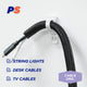 Permastik Large Cable Clips - 5 Pack - Plastic - Easy To Apply
