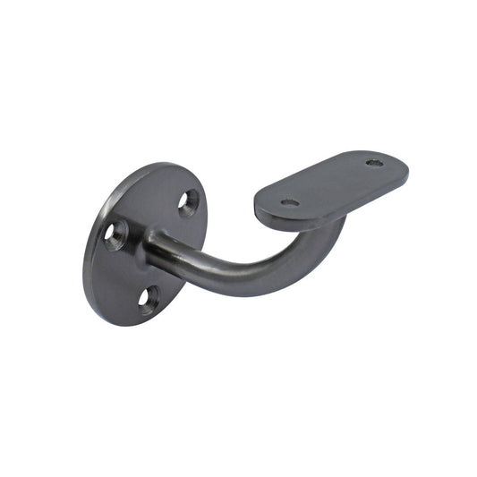 Carinya Black Nickel Handrail Bracket - 70mm x 90mm x 95mm - Durable Support - Auzzistore