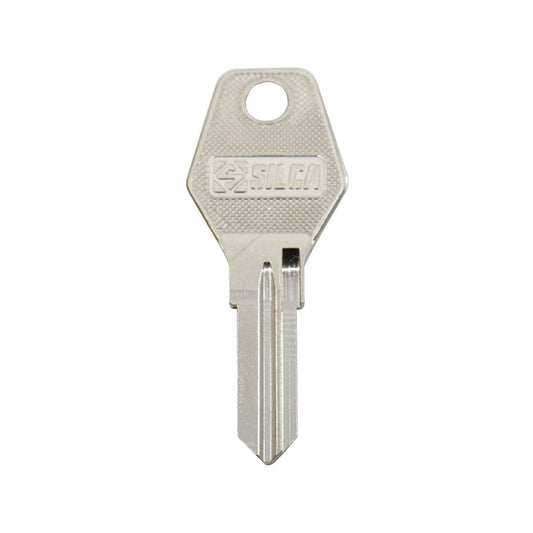 EHI Blank Key - 50mm x 20mm - Nickel Plated Brass - Silver – view 2 - Auzzistore