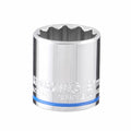 Kincrome Socket - 21mm - Chrome Vanadium Steel - Rust Resistant