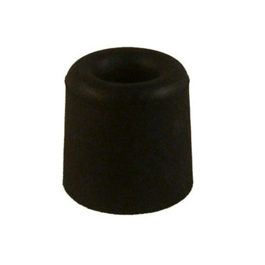 Adoored Round Door Stop - 30mm - Black Rubber - Interior/Exterior Use - Auzzistore