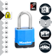 Master Lock 45mm Excell Padlock 4 Pack Laminated Steel Weather Resistant